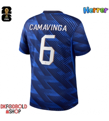 Frankrig Eduardo Camavinga #6 Hjemmebanetrøje VM 2026 Kort ærmer